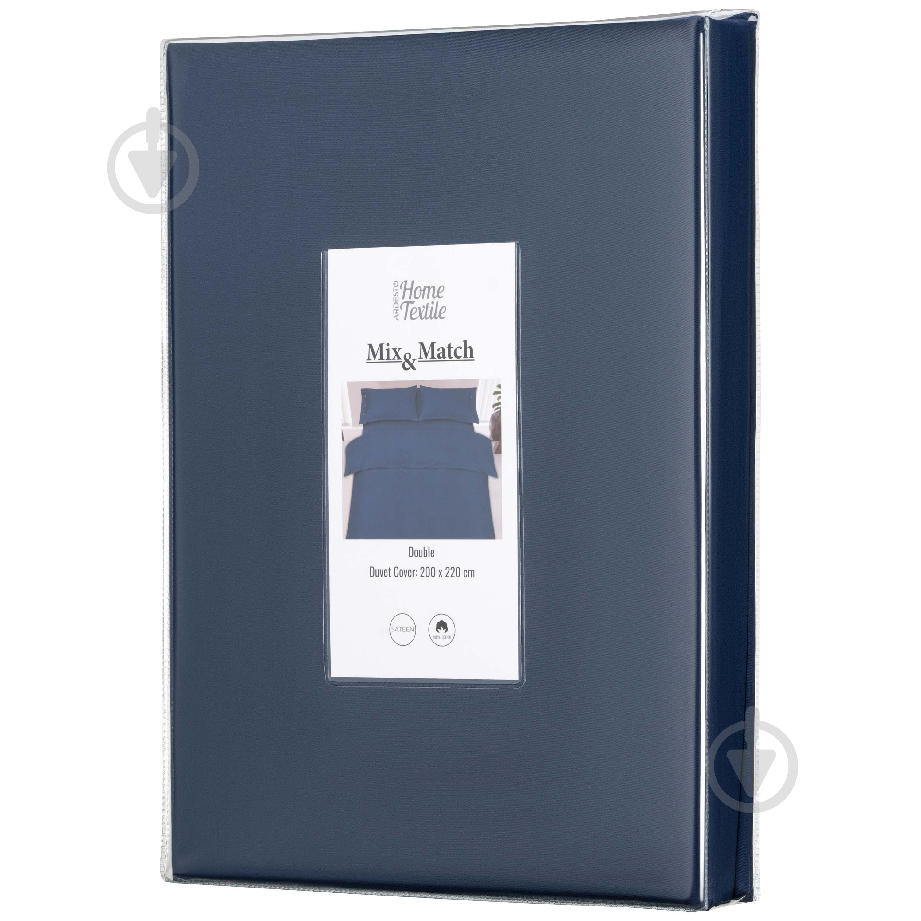 Підковдра Mix&Match ART2022DVN 200x220 см синій Ardesto - фото 6 Підковдра Mix&Match ART2022DVN 200x220 см синій Ardesto - фото 6