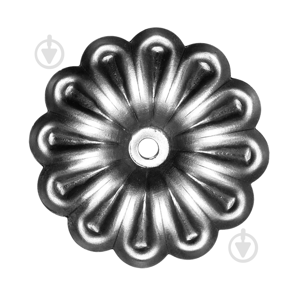 Цветок кованый Артдеко 50.010 68х1 мм - фото 1