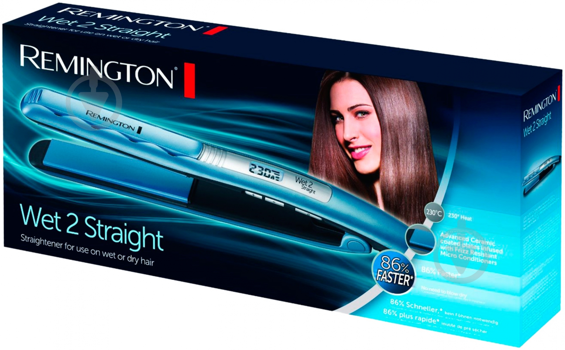 Выпрямитель для волос Remington S7200 E51 Wet 2 Straight - фото 2