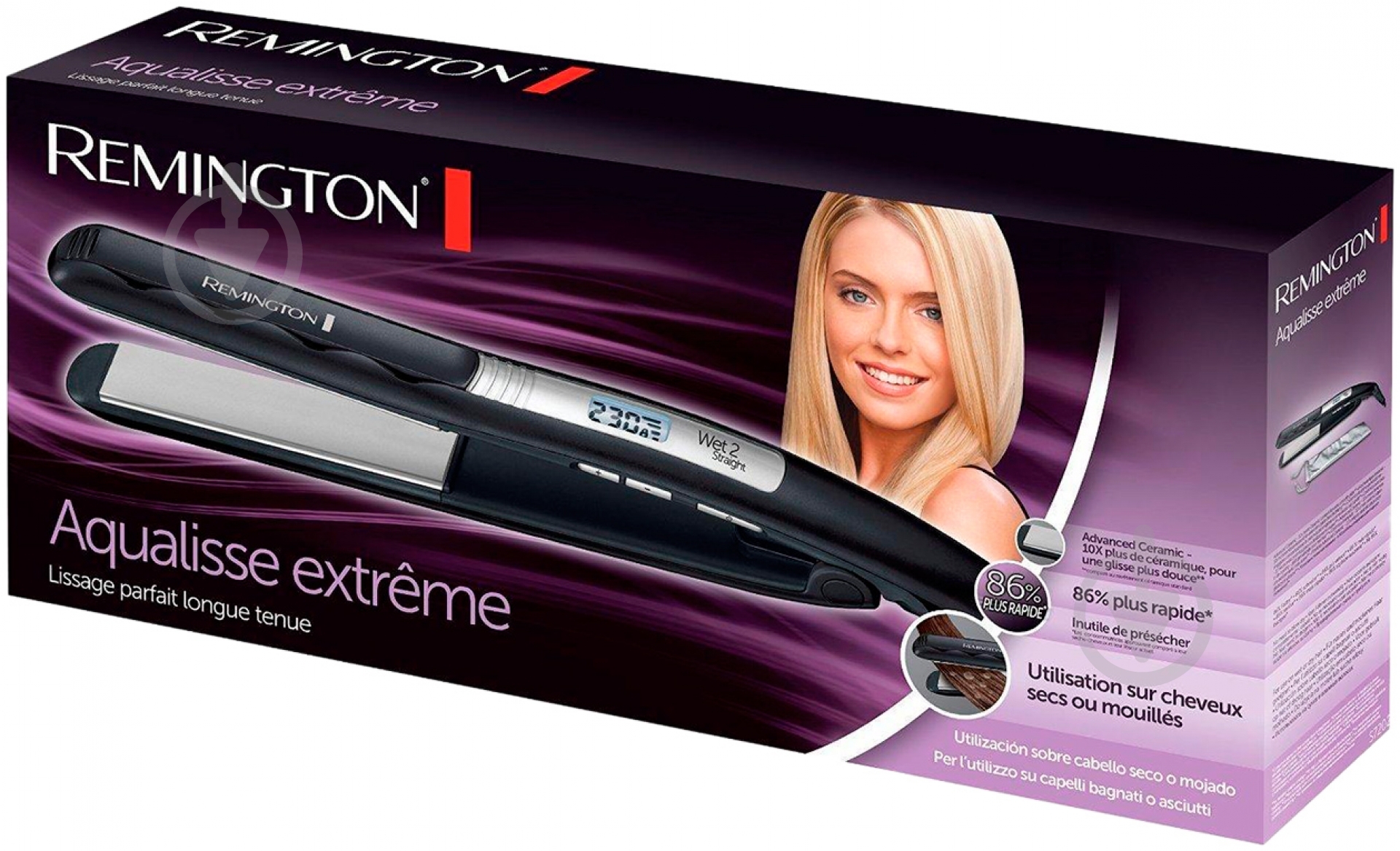 Выпрямитель для волос Remington S7202 Aqualisse Extreme - фото 2 Выпрямитель для волос Remington S7202 Aqualisse Extreme - фото 2