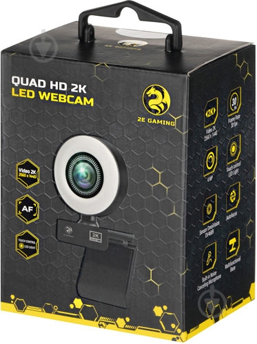 Веб-камера 2E Gaming Quad HD 2K LED (2E-WC2K-LED) - фото 4