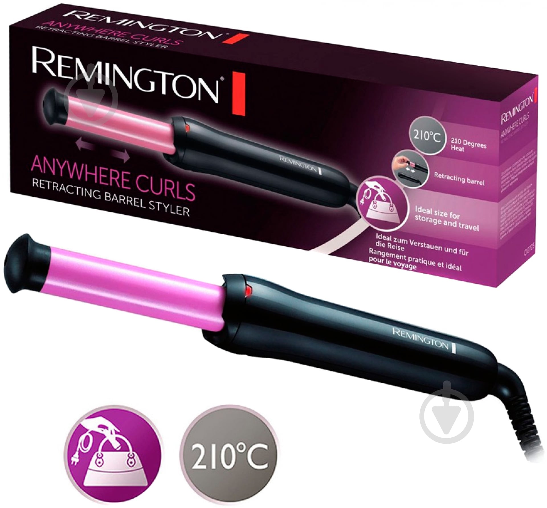 Щипцы для волос Remington CI2725 - фото 3 Щипцы для волос Remington CI2725 - фото 3