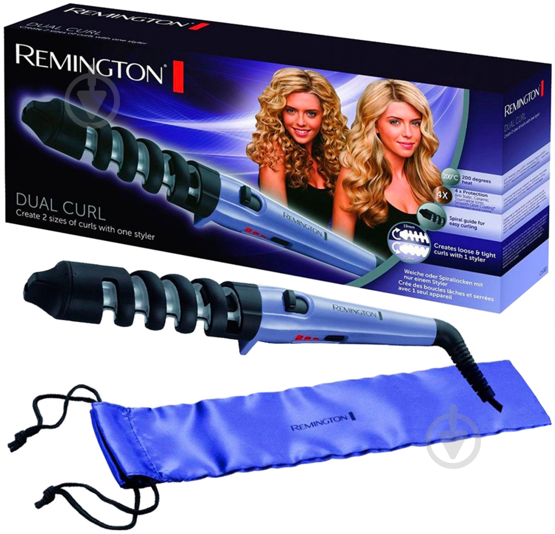 Щипцы для волос Remington Dual Curl CI63E1 - фото 2