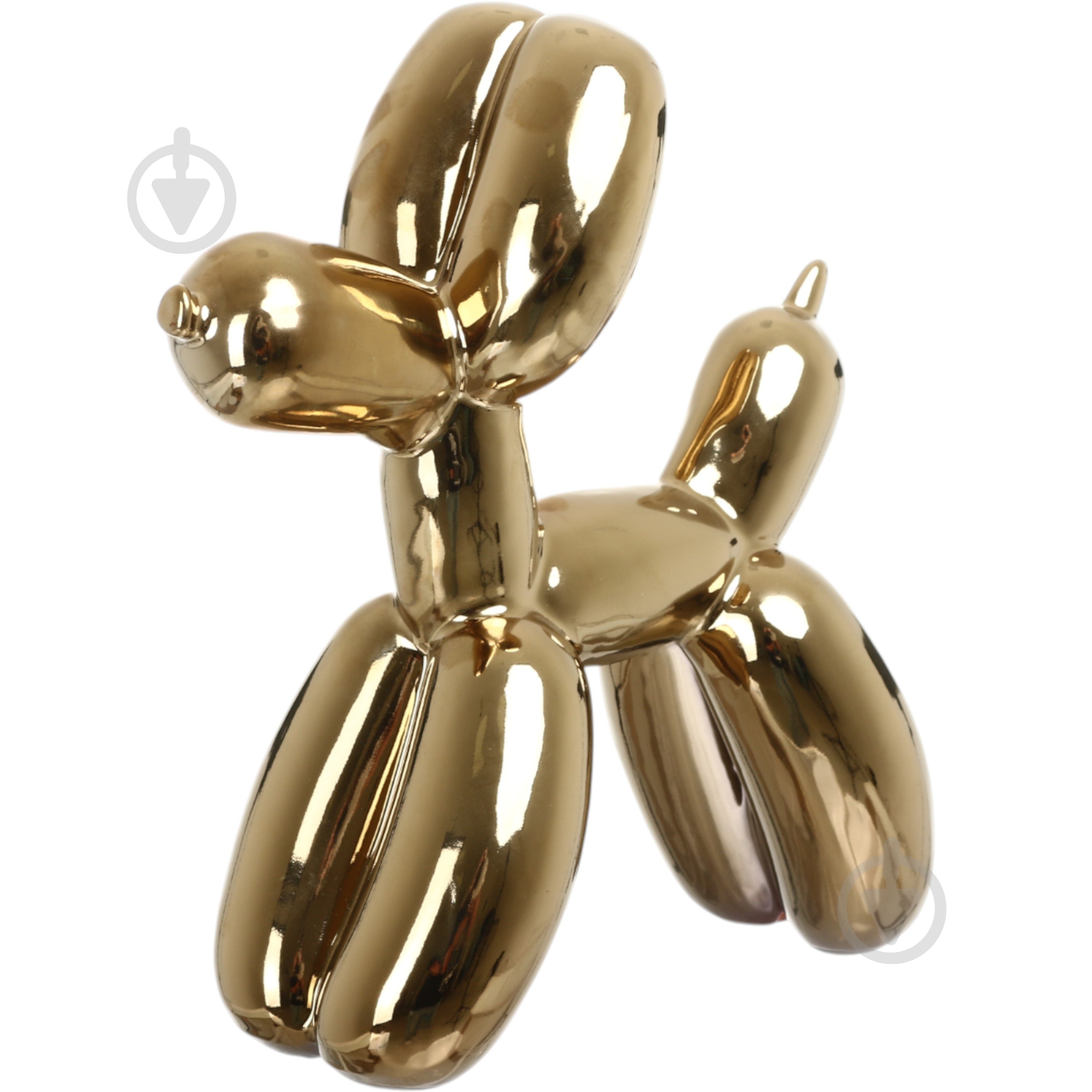 Статуэтка Aero Dog 25х25 см золото - фото 1