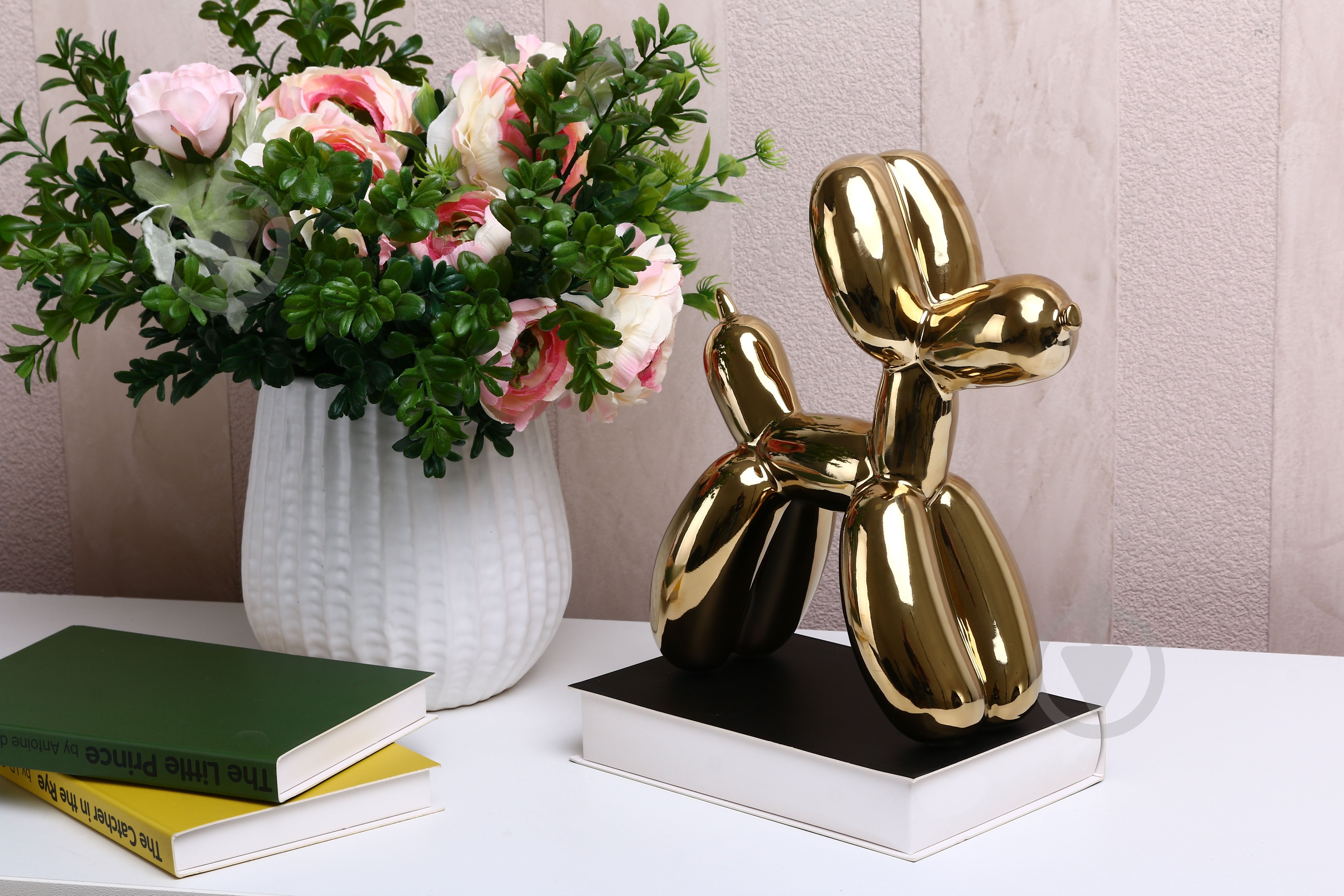 Статуэтка Aero Dog 25х25 см золото - фото 3