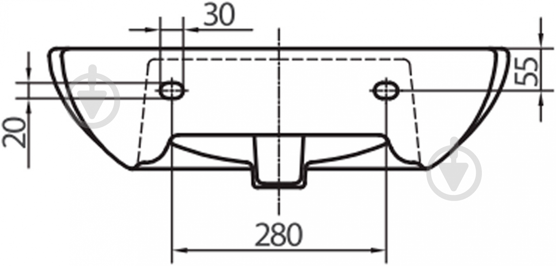 Умывальник Kolo Runa 60 - фото 5