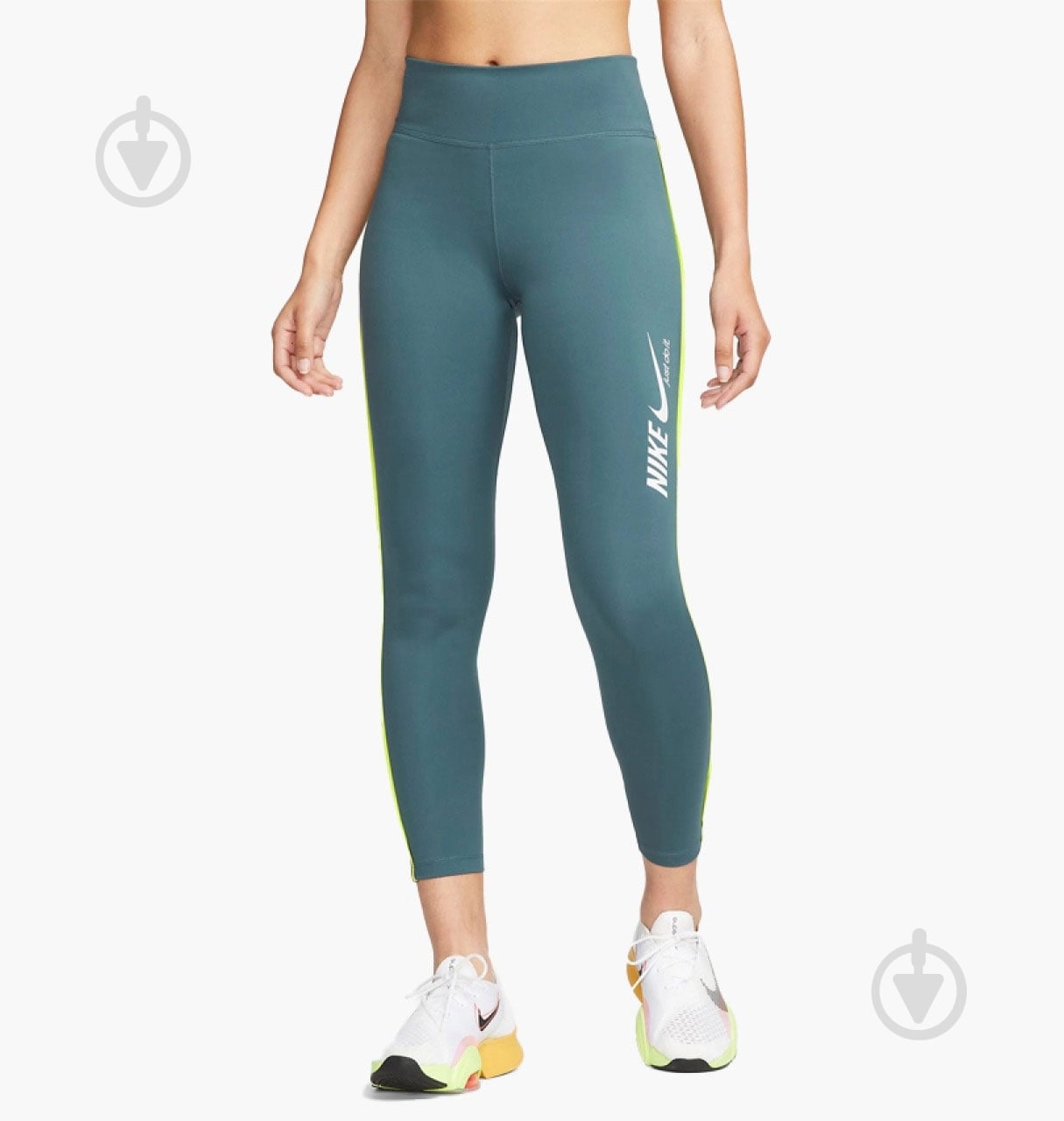Лосины Nike DM7272-058 р.S зеленый - фото 2