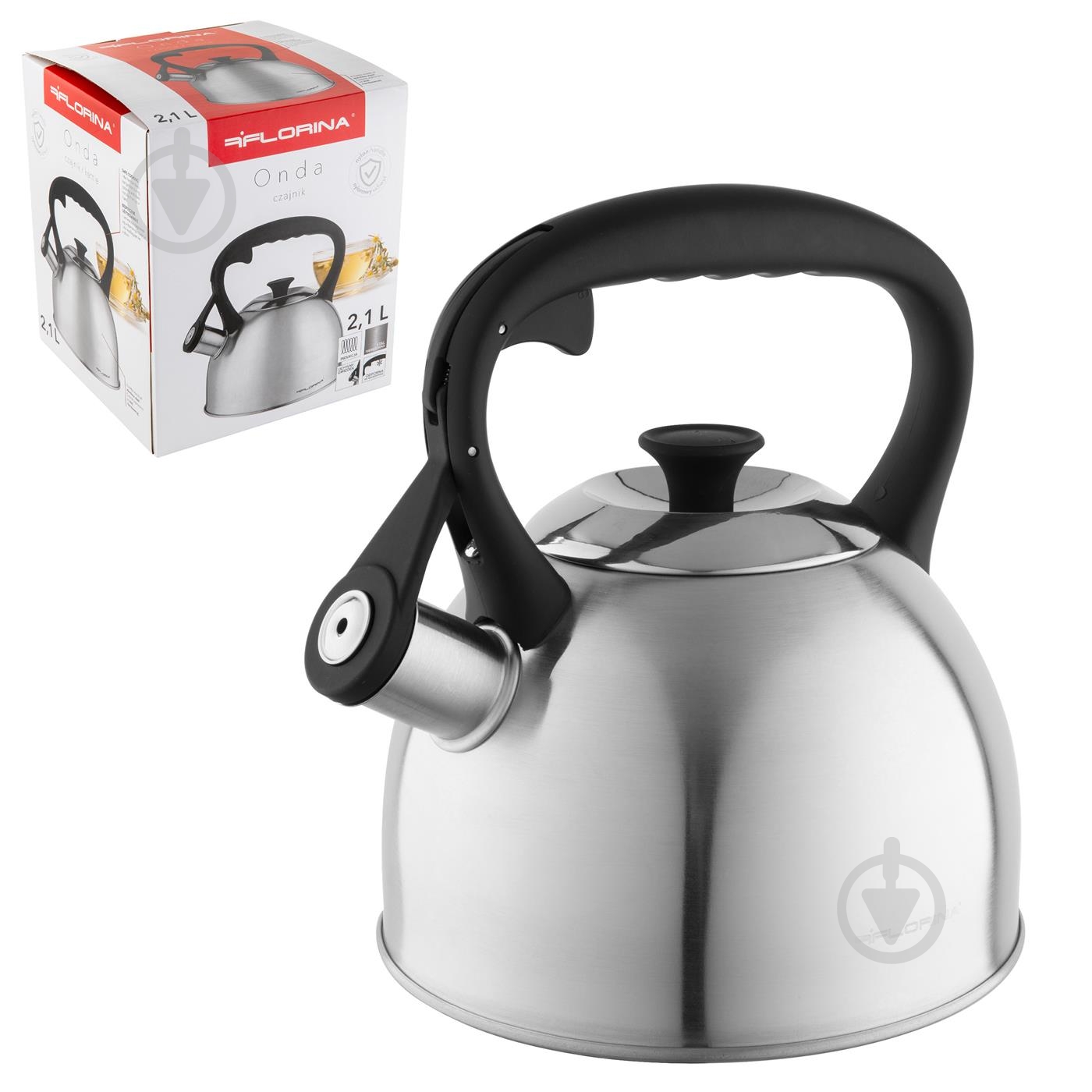 Чайник Florina ONDA 2.1 л - фото 5 Чайник Florina ONDA 2.1 л - фото 5