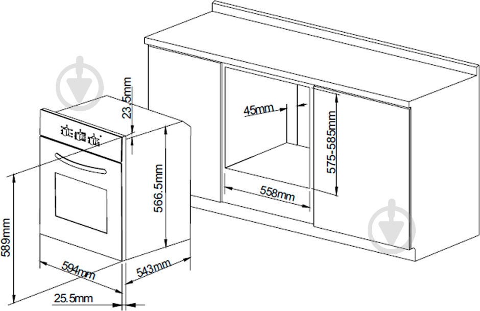 Духовой шкаф Pyramida F 80 EPL GBL - фото 15 Духовой шкаф Pyramida F 80 EPL GBL - фото 15