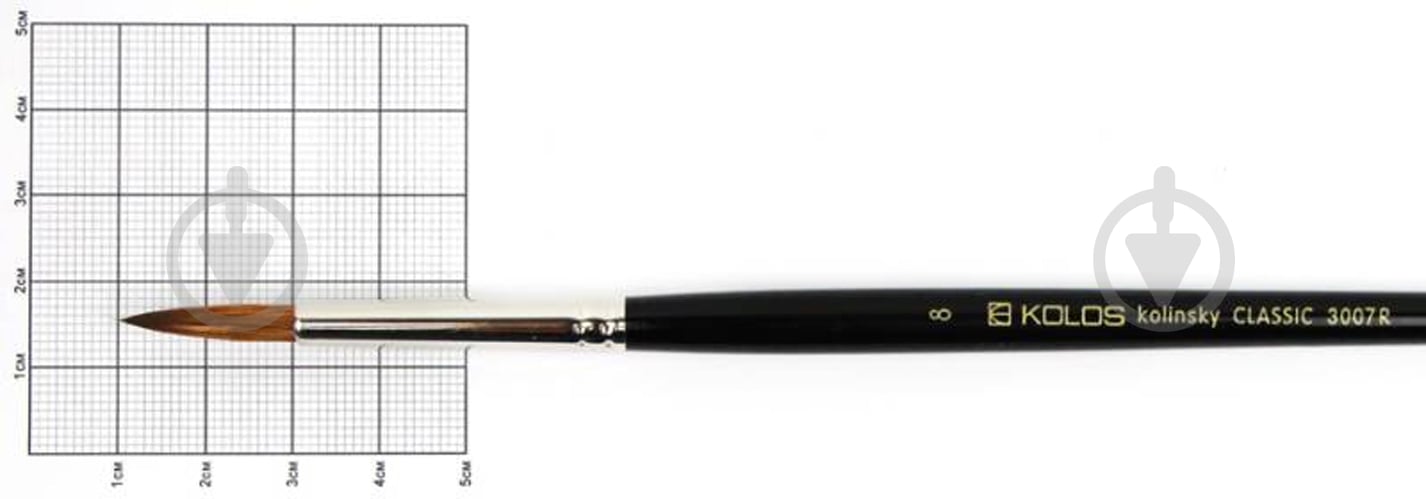 Кисточка круглая Classic 3007R № 8 Kolos - фото 1