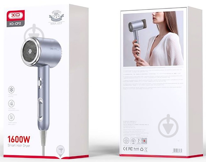 Фен Xo Hair Dryer CF2 Blue - фото 2