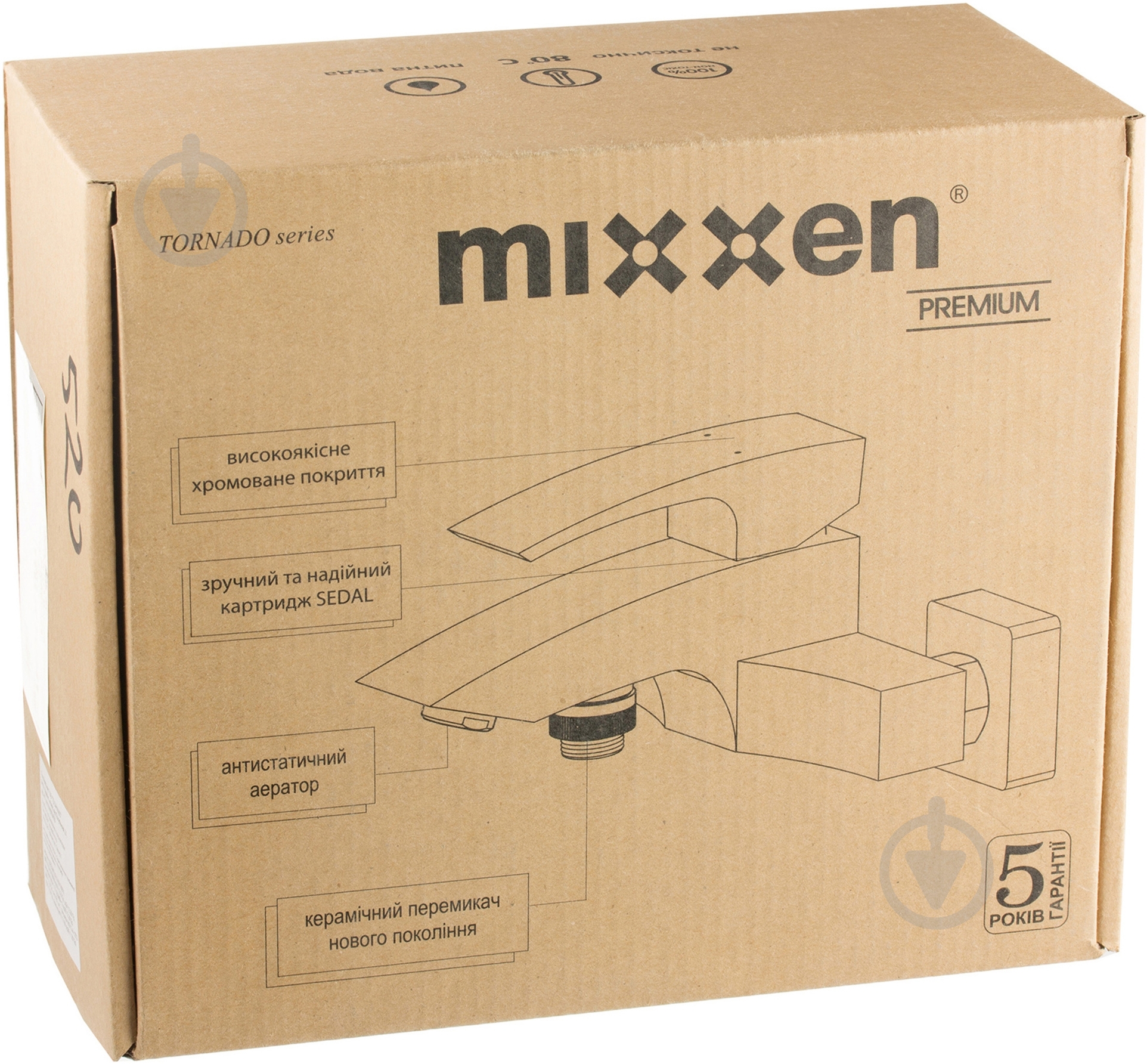 Смеситель для ванны Mixxen Торнадо MXAL0324 - фото 4 Смеситель для ванны Mixxen Торнадо MXAL0324 - фото 4