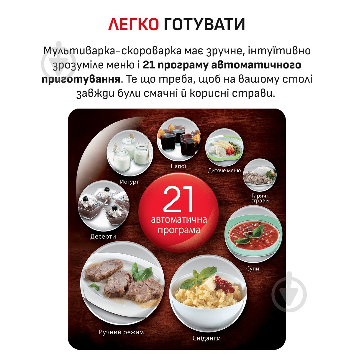 Мультиварка-скороварка Moulinex Fast & Delicious CE501134 - фото 2