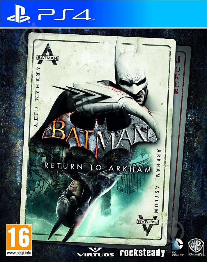 Гра Sony Batman: Return to Arkham BD диск 5051892199407 - фото 1 Гра Sony Batman: Return to Arkham BD диск 5051892199407 - фото 1