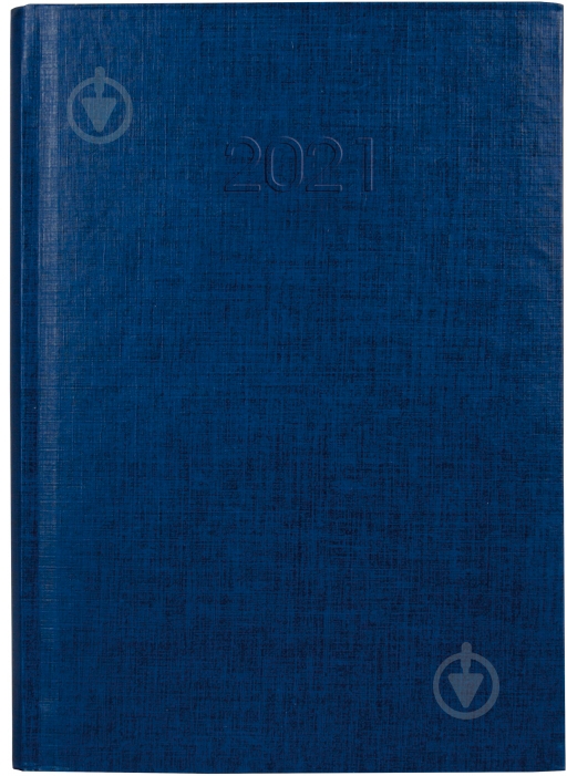 Дневник датированный синий линия Economix Basic A5 2021 E21813-02 - фото 1