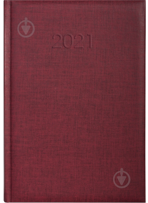 Дневник датированный бордовый линия Economix Basic A5 2021 E21813-18 - фото 1