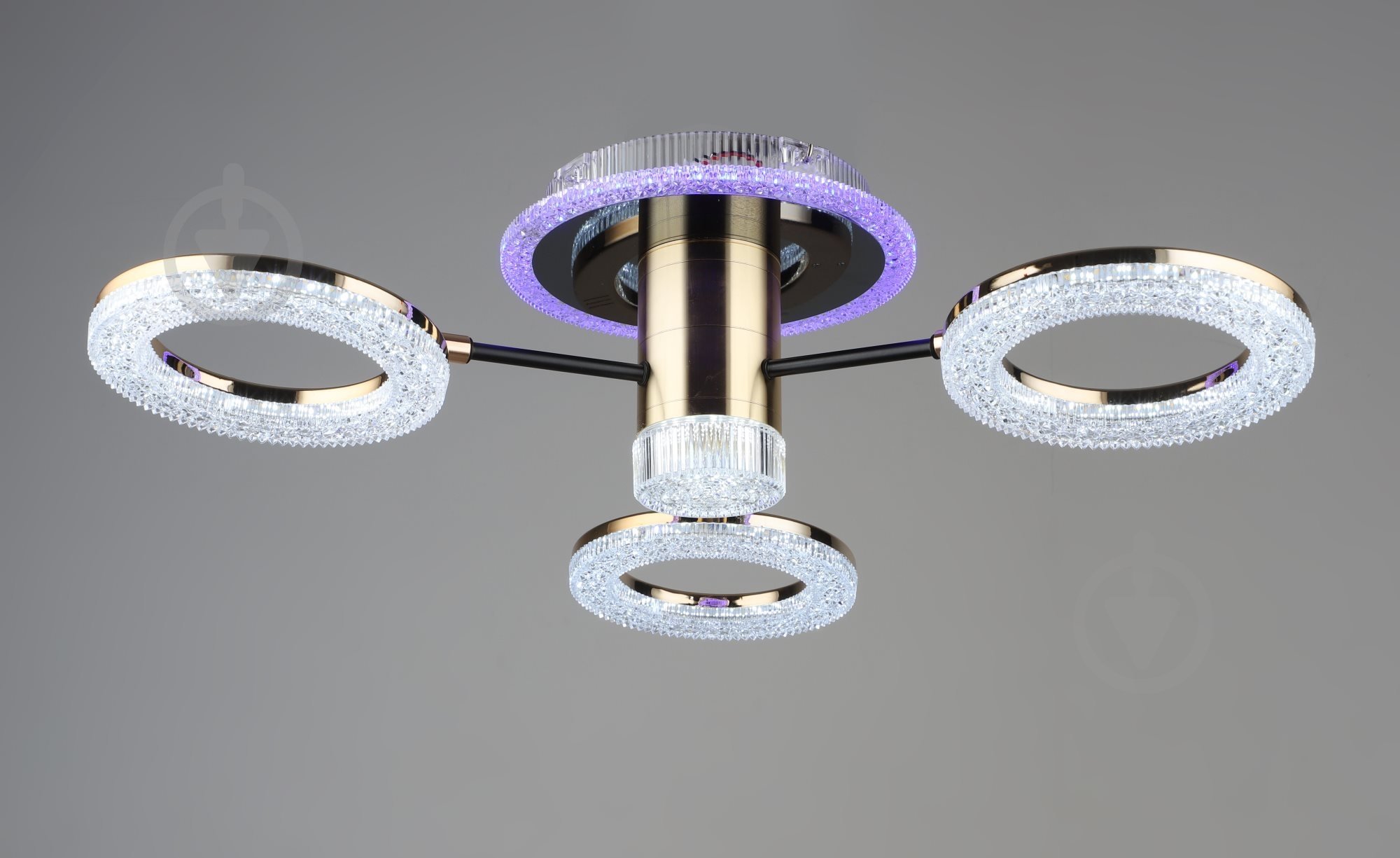 Люстра светодиодная Sirius B YH1009/3 GD+BK 46W 46 Вт черный/золото 40543 - фото 1 Люстра светодиодная Sirius B YH1009/3 GD+BK 46W 46 Вт черный/золото 40543 - фото 1