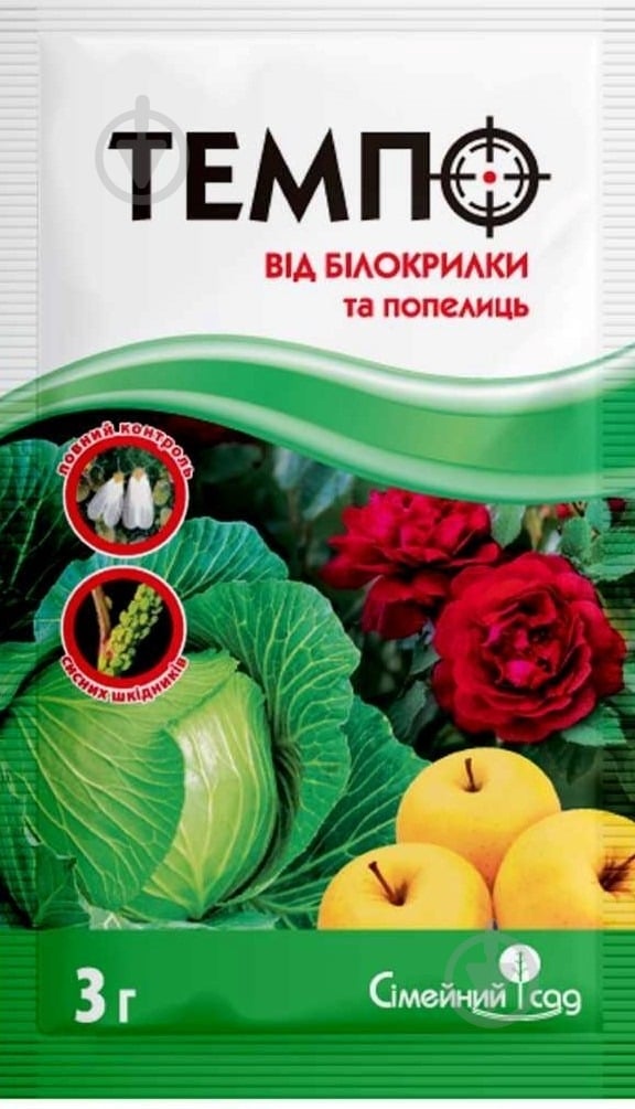 Инсектицид Сімейний сад Темпо в.г. 3 г - фото 1