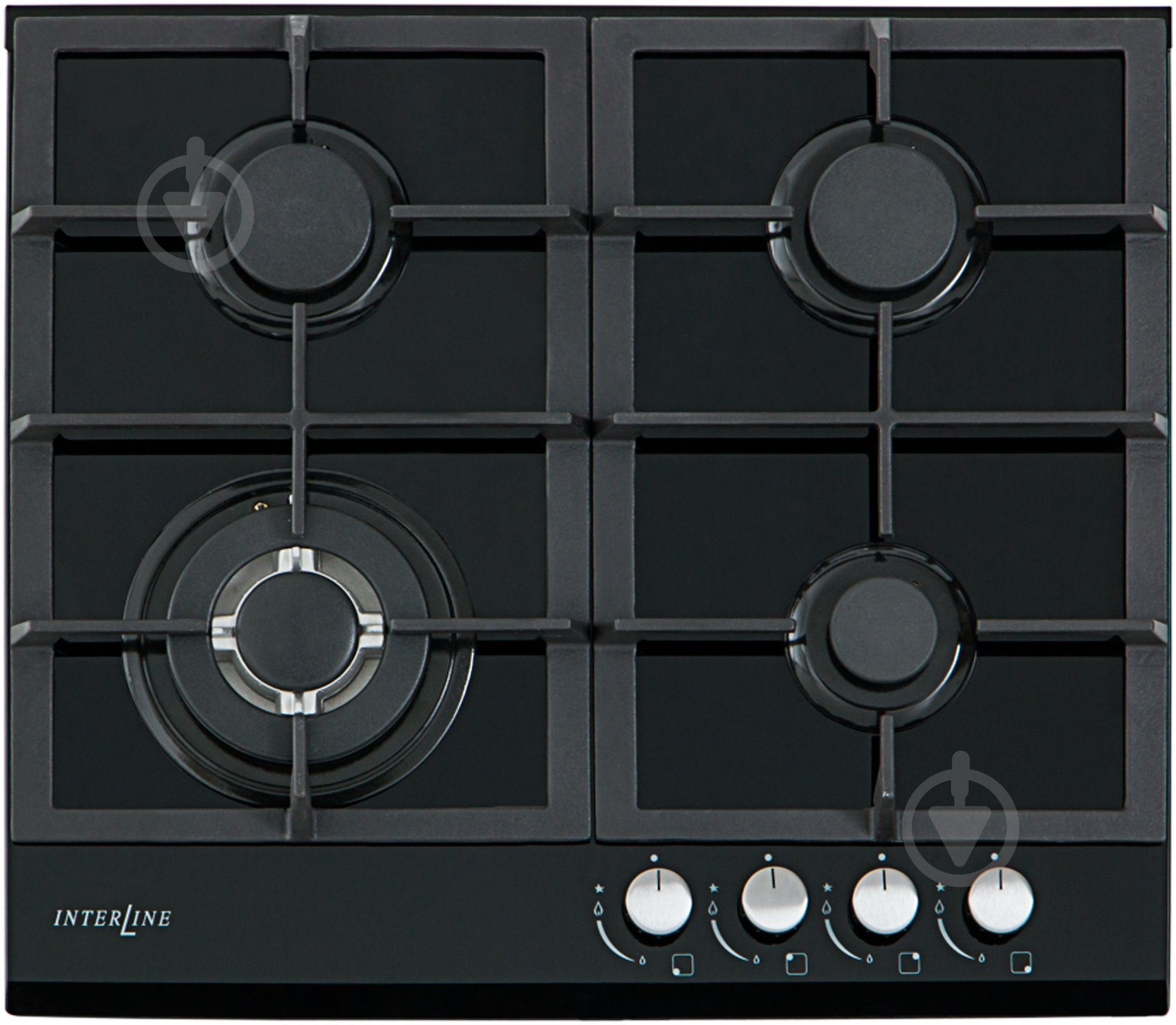 Варочная поверхность газовая Interline TQ 6400 BK - фото 1 Варочная поверхность газовая Interline TQ 6400 BK - фото 1