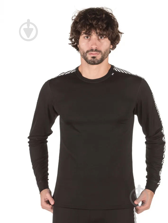 Термофутболка Helly Hansen HH LIFA STRIPE CREW 48800-998 р.2XL черный - фото 1