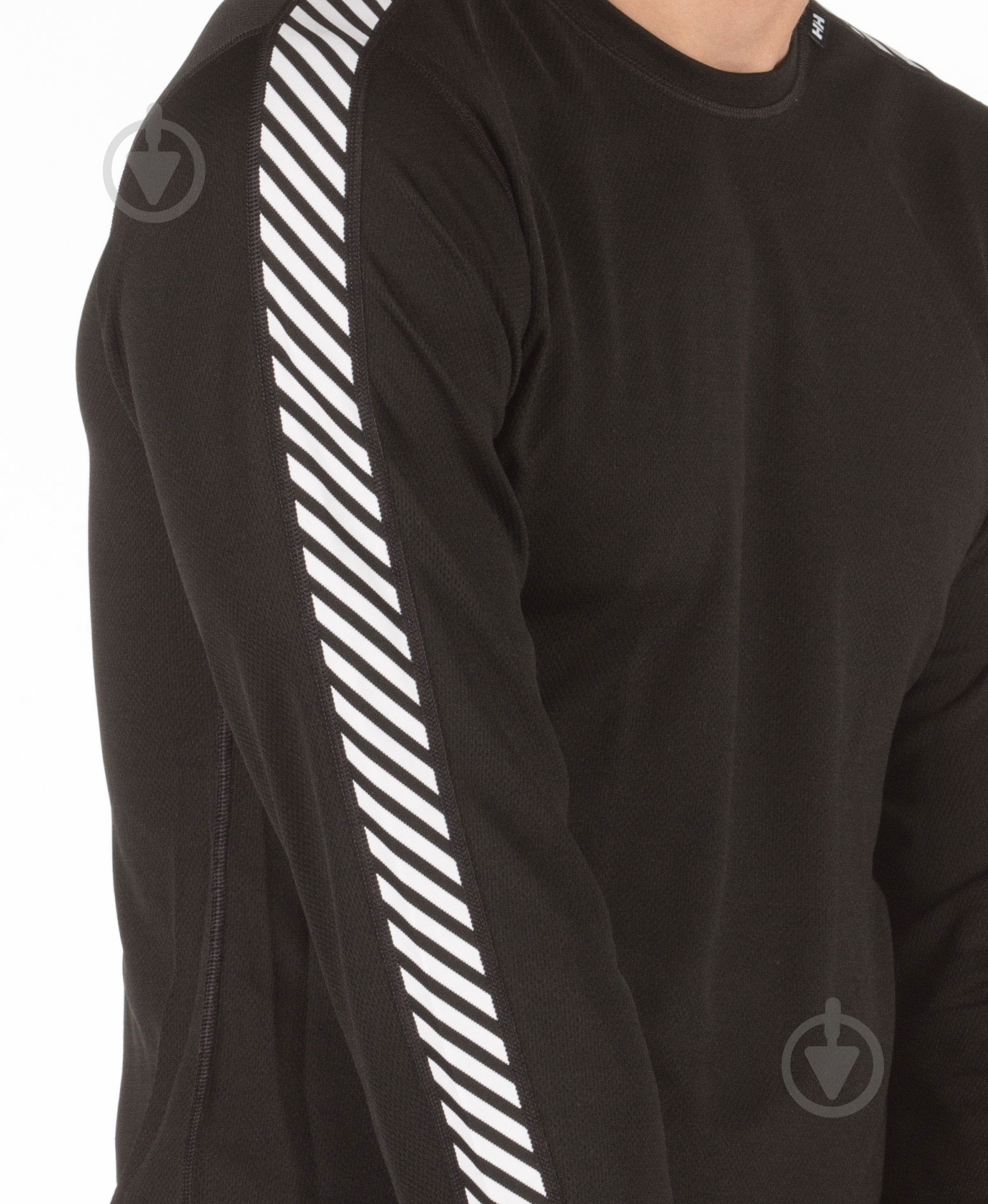 Термофутболка Helly Hansen HH LIFA STRIPE CREW 48800-998 р.2XL черный - фото 3