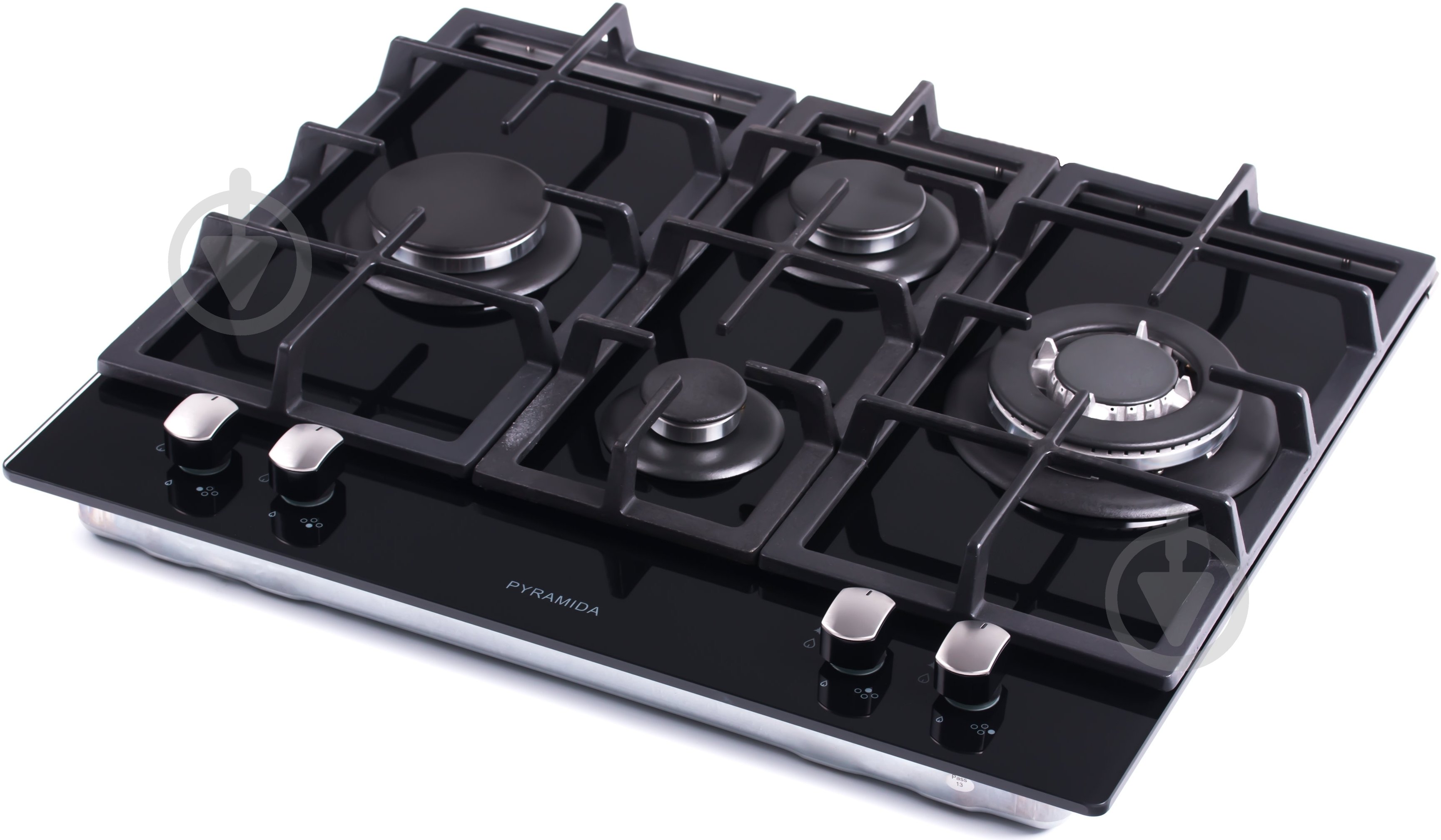 Варильна поверхня газова Pyramida PFG 640 BLACK LUXE - фото 3