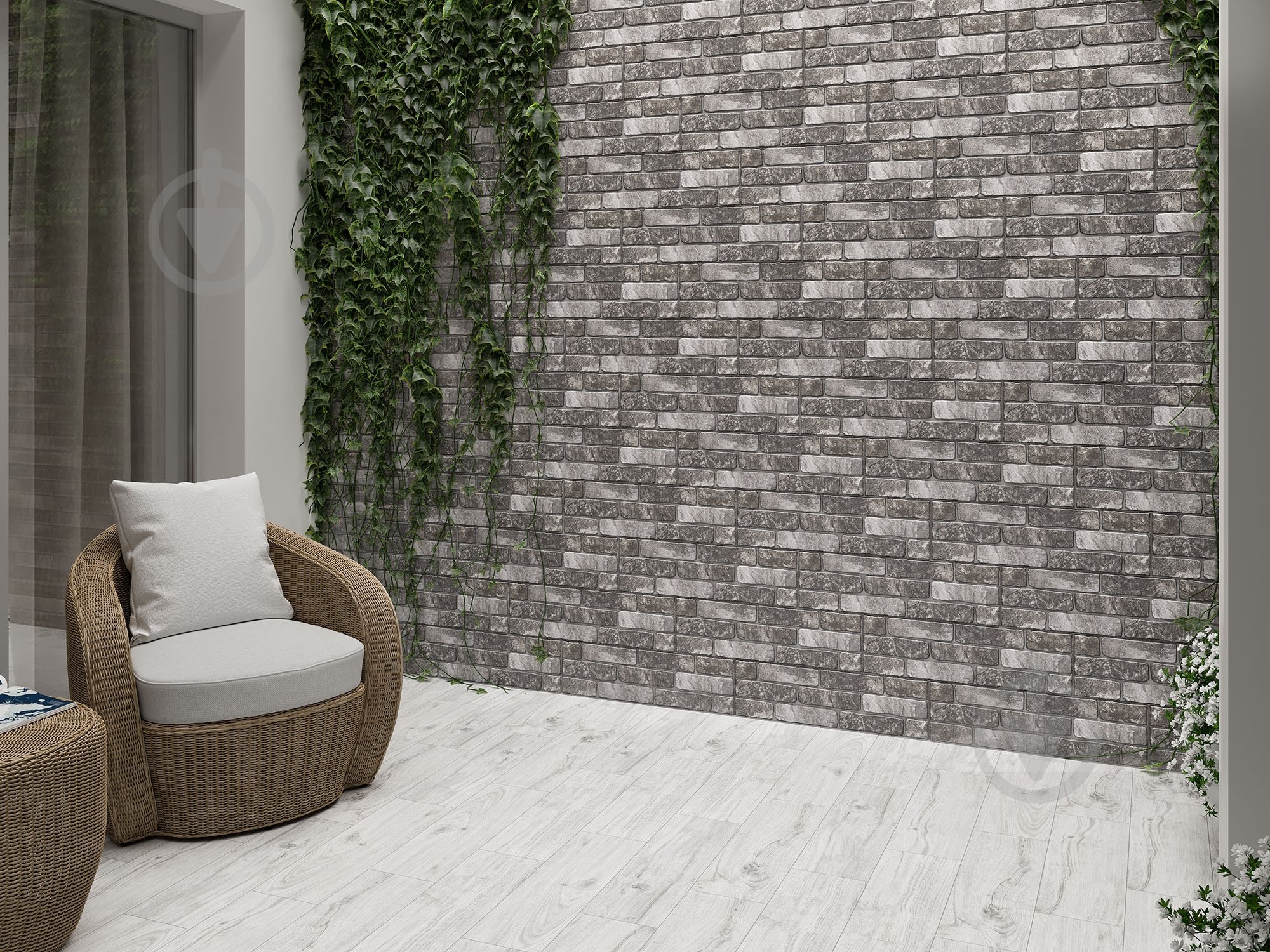 Плитка Cersanit Baltazar light grey 18,5x59,8 см - фото 3