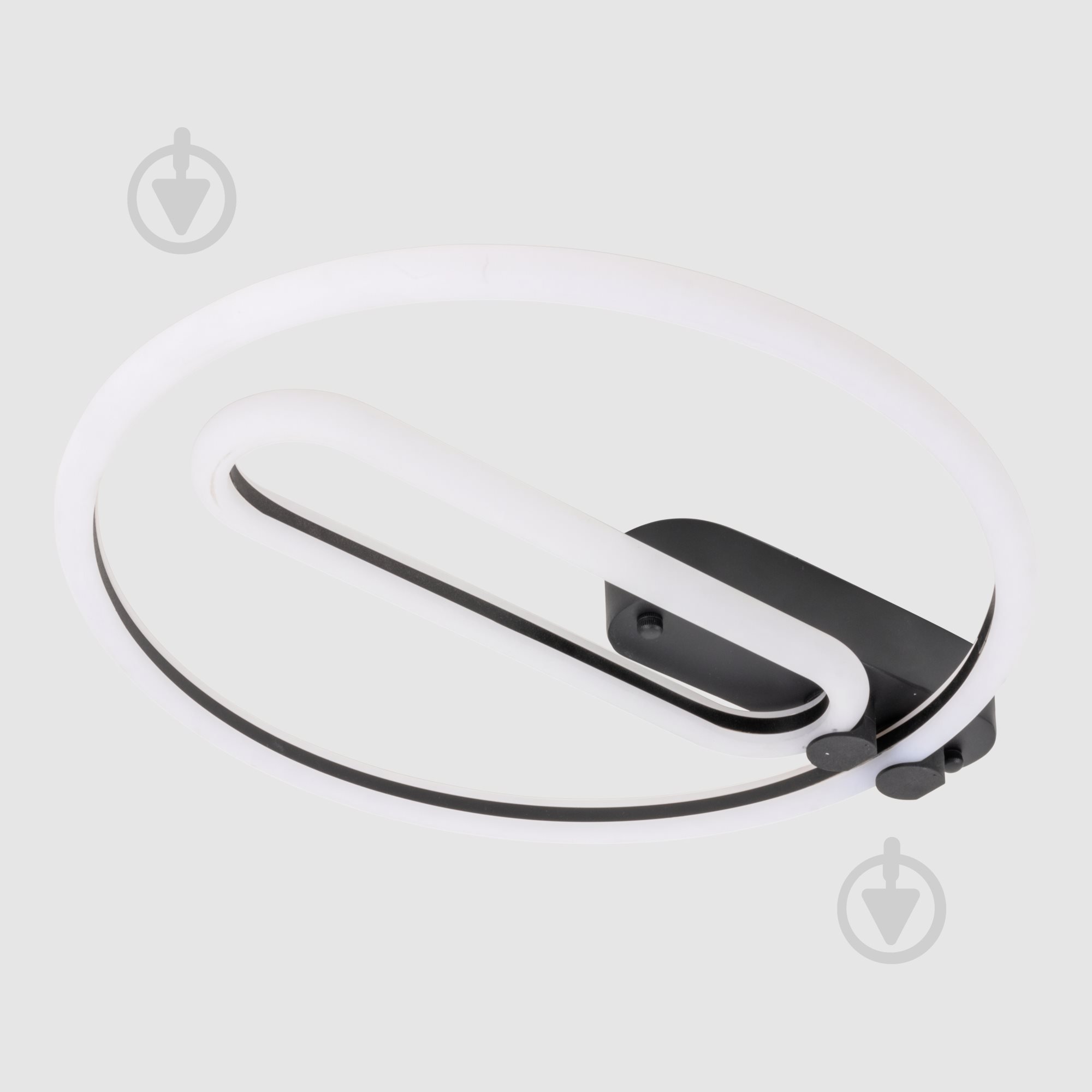 Люстра светодиодная Sirius N 3801-B BK 1x72 Вт без цоколя черный 33631 - фото 5