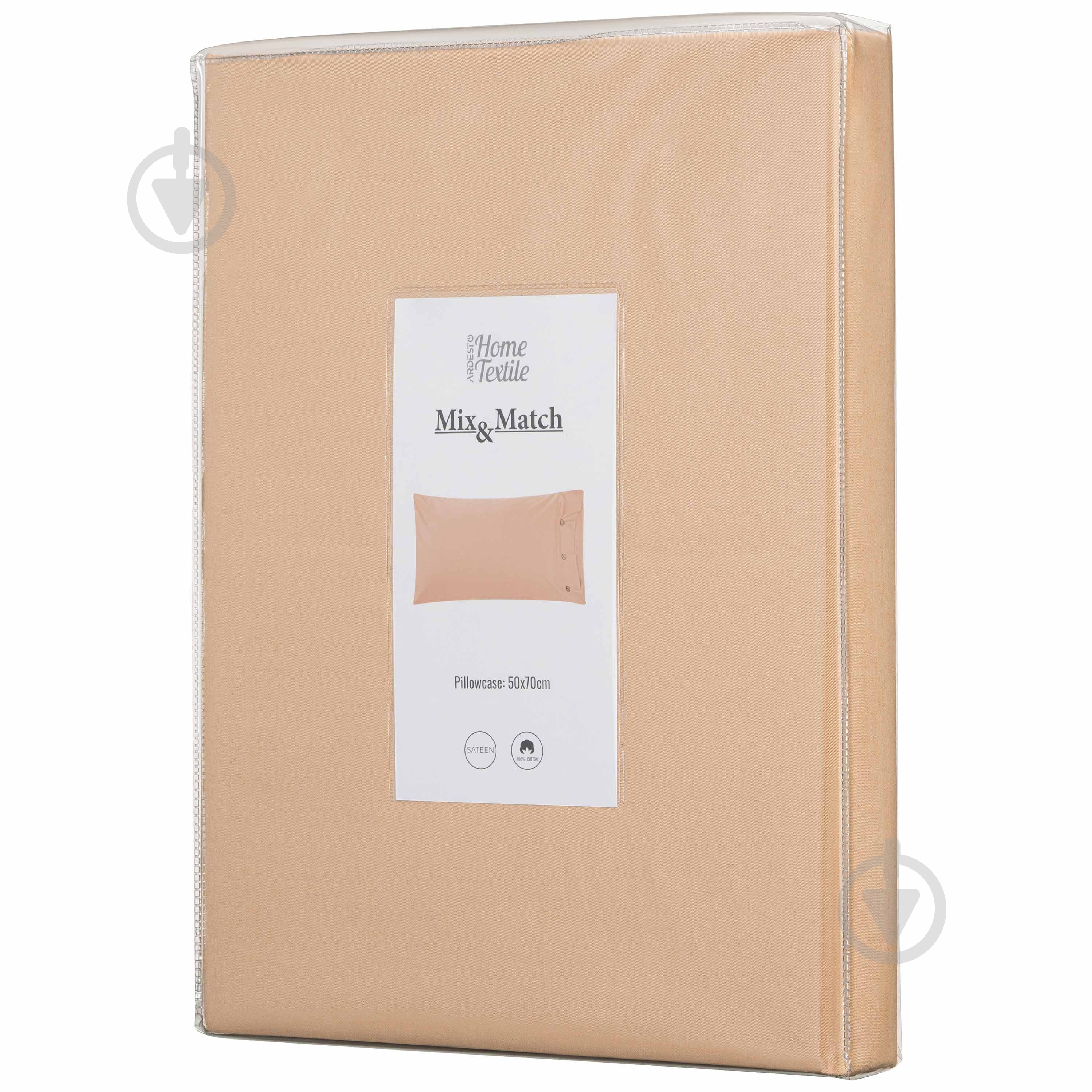 Наволочка Mix&Match Ardesto ART5070PCI 50x70 см бежевый Ardesto - фото 5 Наволочка Mix&Match Ardesto ART5070PCI 50x70 см бежевый Ardesto - фото 5