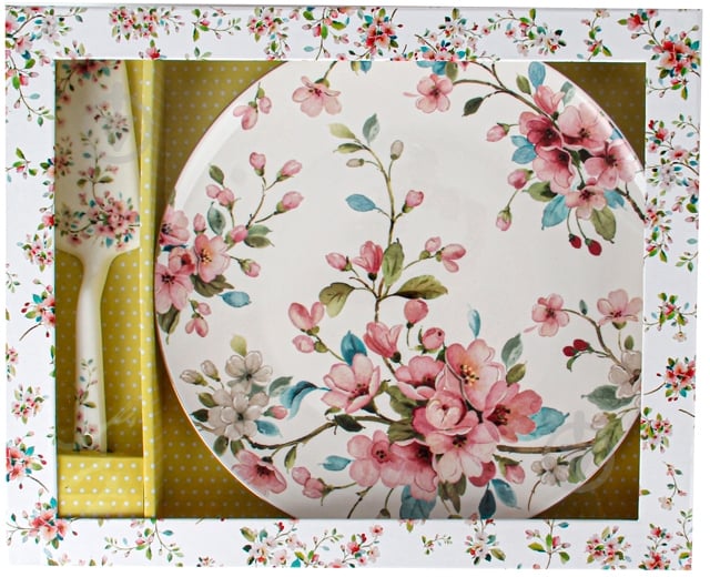 Блюдо для торта Lefard з лопаткоюМагнолія 27 см 924-586 - фото 2 Блюдо для торта Lefard з лопаткоюМагнолія 27 см 924-586 - фото 2