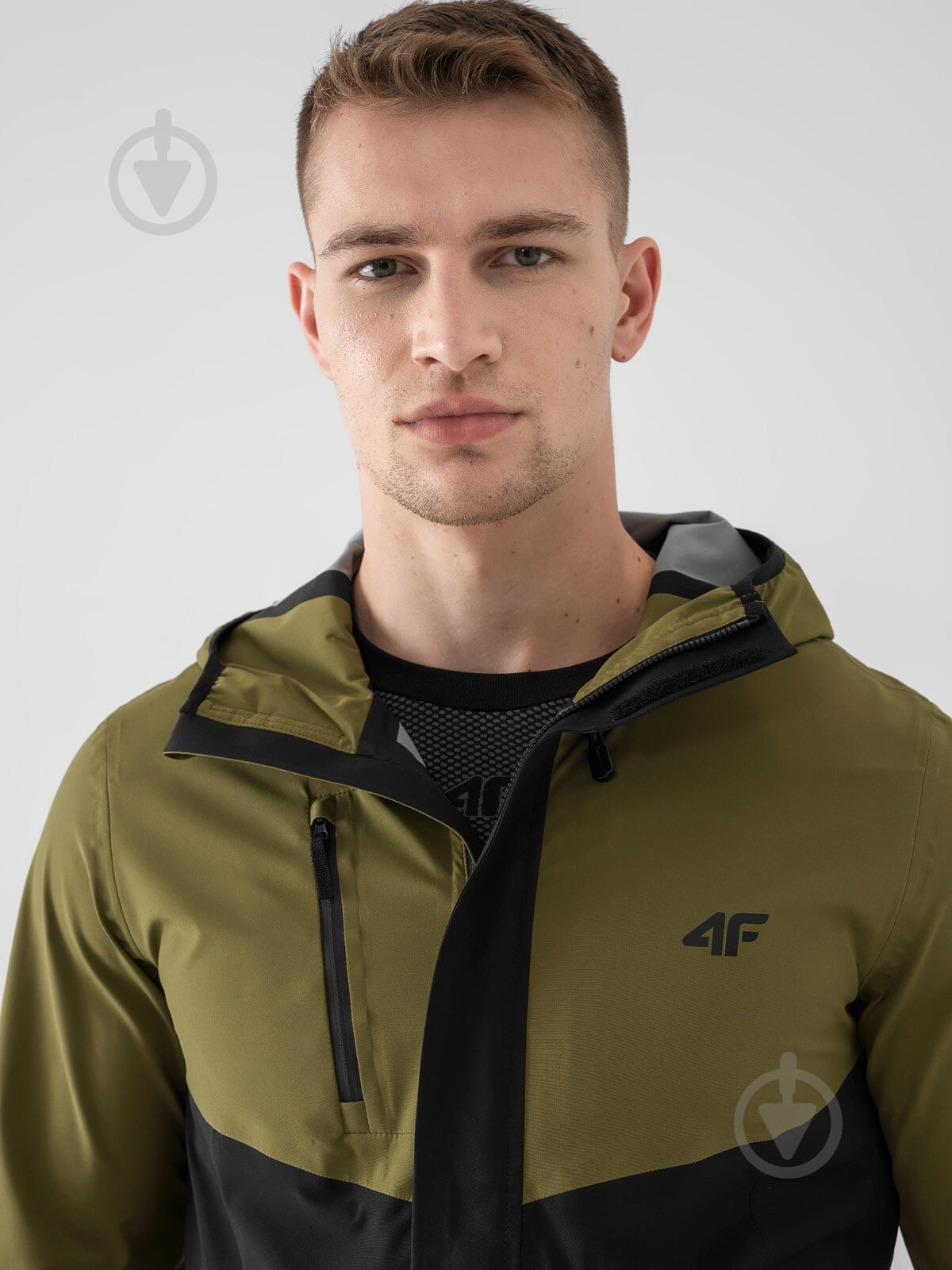 Куртка мужская демисезонная 4F D4Z21-SFM150-43S р.2XL хаки - фото 2 Куртка мужская демисезонная 4F D4Z21-SFM150-43S р.2XL хаки - фото 2
