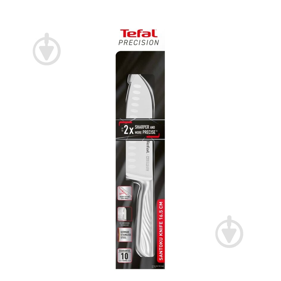 Нож сантоку Tefal Precision 16,5 см K2891124 - фото 10