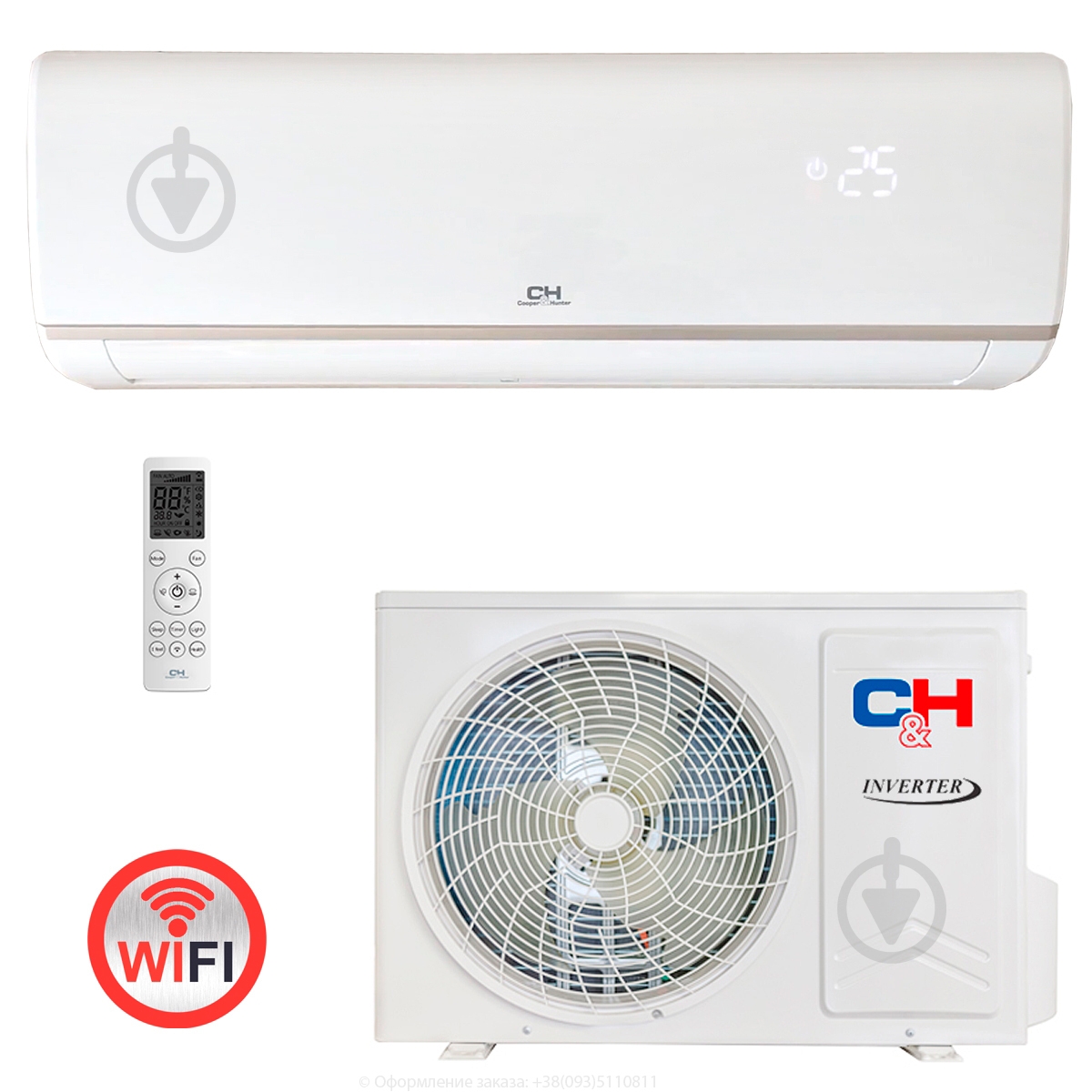 Кондиціонер Cooper&Hunter CH-S12FTXN-Е2WF - фото 1 Кондиціонер Cooper&Hunter CH-S12FTXN-Е2WF - фото 1