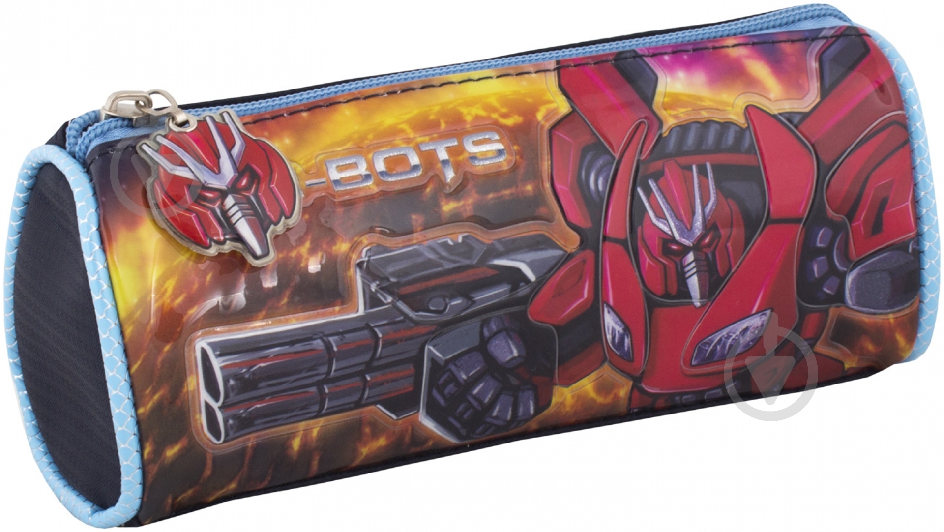 Пенал Car Bots CF85372 Cool For School черный с рисунком - фото 1