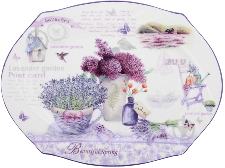 Блюдо Lefard Лаванда 30 см 924-582 - фото 1