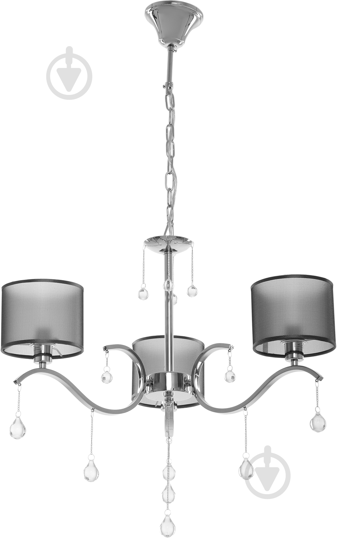 Люстра підвісна Accento lighting Maya 3xE14 хром ALSQ-MD37586/3 - фото 1