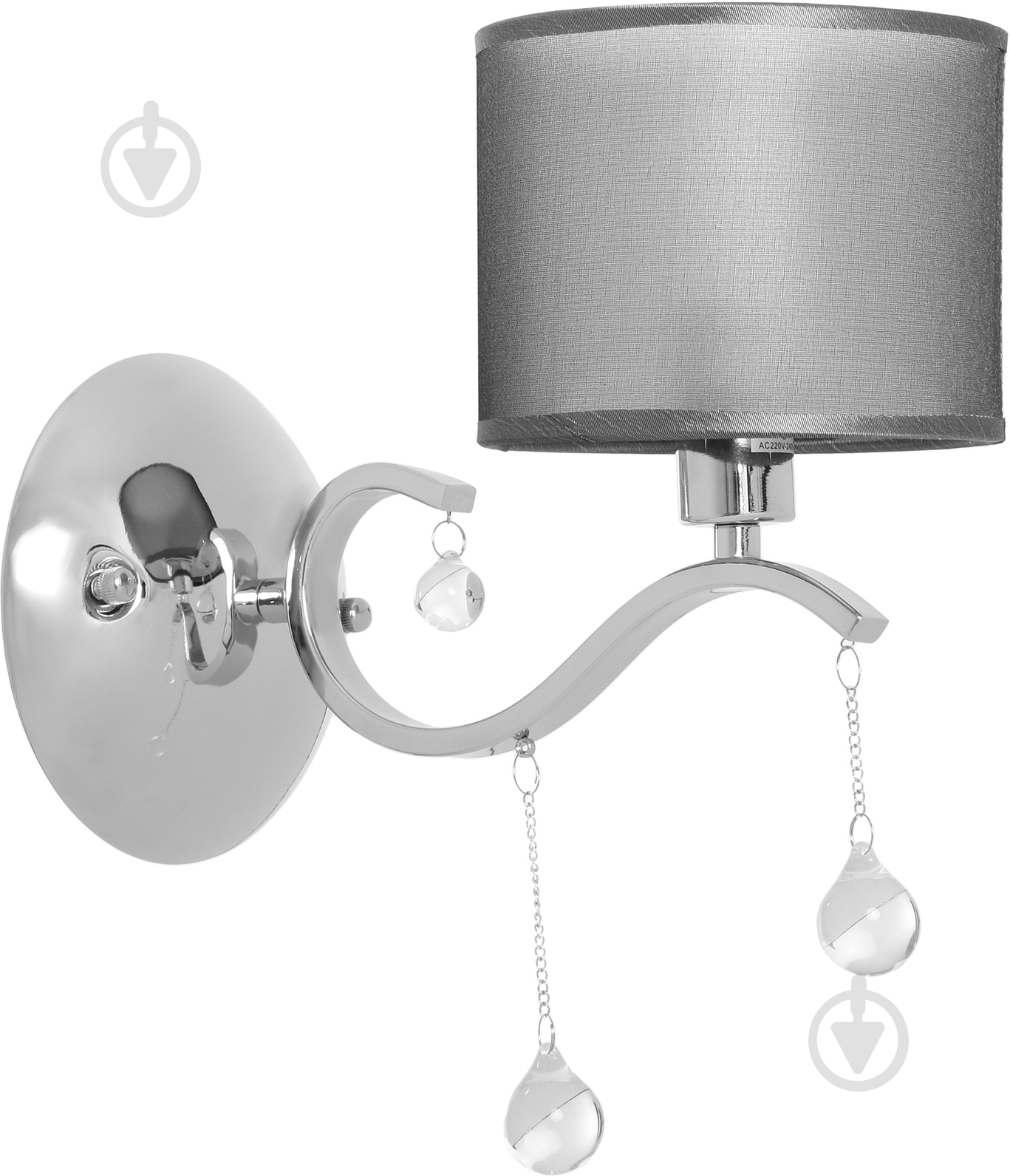 Бра Accento lighting Maya 1x40 Вт E14 хром ALSQ-MB37586/1 - фото 1 Бра Accento lighting Maya 1x40 Вт E14 хром ALSQ-MB37586/1 - фото 1