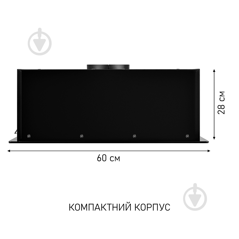 Витяжка Minola HBI 6873 BL GLASS 1200 LED Line повновбудовувана — фото 13