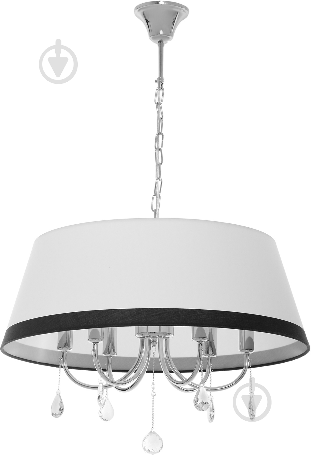 Люстра подвесная Accento lighting Musa 6xE14 хром ALSQ-MD37633/6 - фото 1