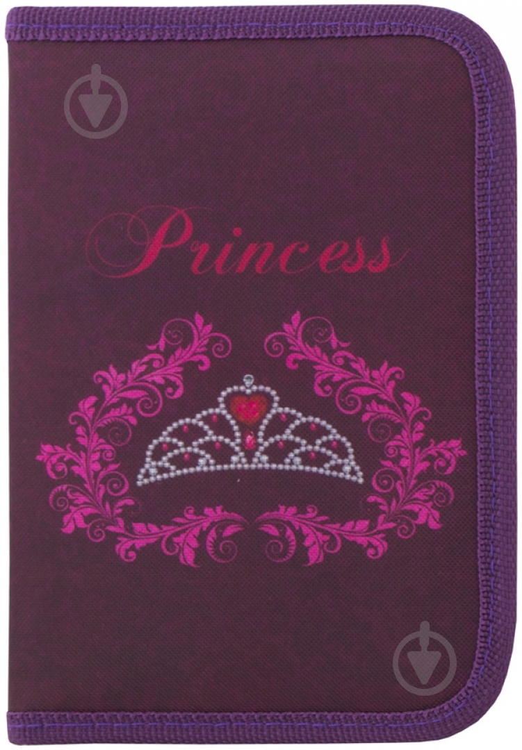 Пенал Princess CF85389 Cool For School с принтомтемно-фиолетовый - фото 1