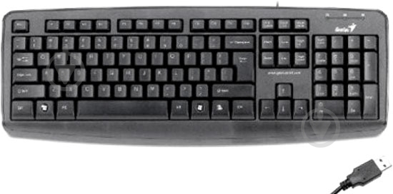 Клавиатура Genius KB-110X USB (31300711108) black - фото 1