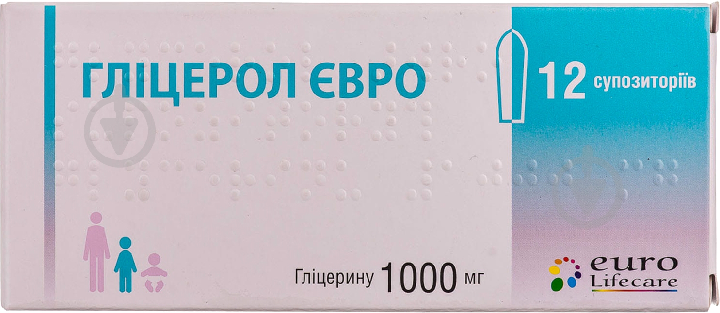 Глицерол евро №12 (6х2) 1000 мг - фото 1