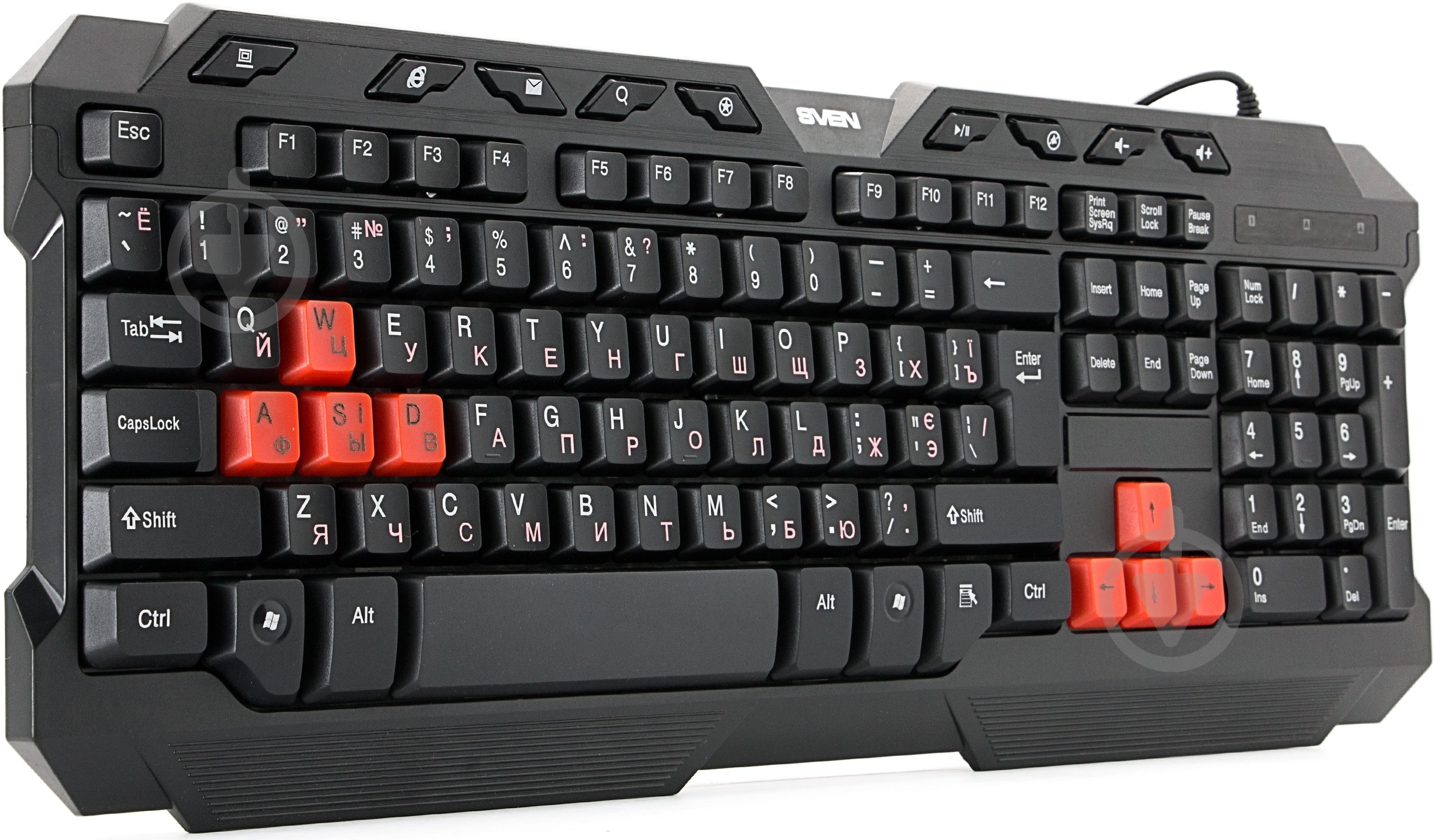 Клавиатура Sven Challenge 9700 (9700 Challenge) USB black - фото 4 Клавиатура Sven Challenge 9700 (9700 Challenge) USB black - фото 4