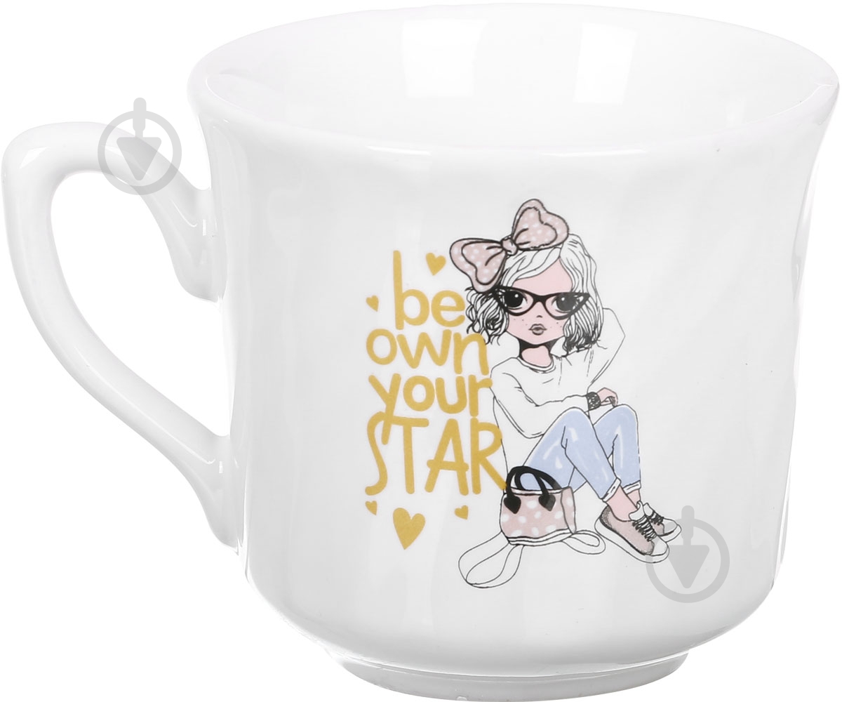 Чашка для чаю Farn Дівчина з бантом 220 мл - фото 2 Чашка для чаю Farn Дівчина з бантом 220 мл - фото 2