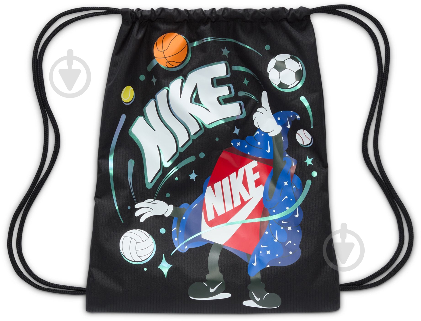Сумка-мешок Nike Y DRAWSTRING - BOXY FN1360-010 12 л черный - фото 1 Сумка-мешок Nike Y DRAWSTRING - BOXY FN1360-010 12 л черный - фото 1