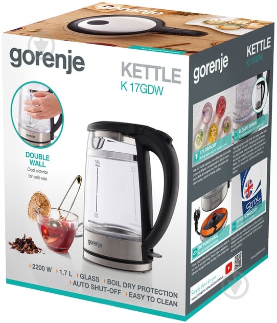Электрочайник Gorenje K17GDW - фото 11
