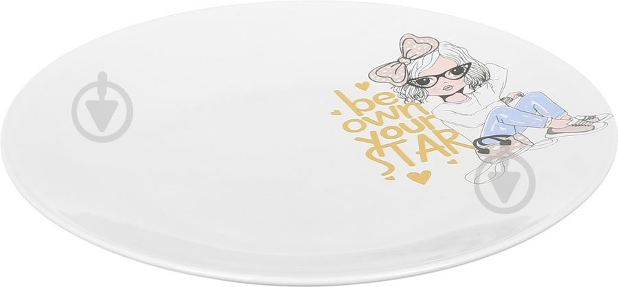 Тарілка десертна Farn Дівчина з бантом 21 см - фото 2