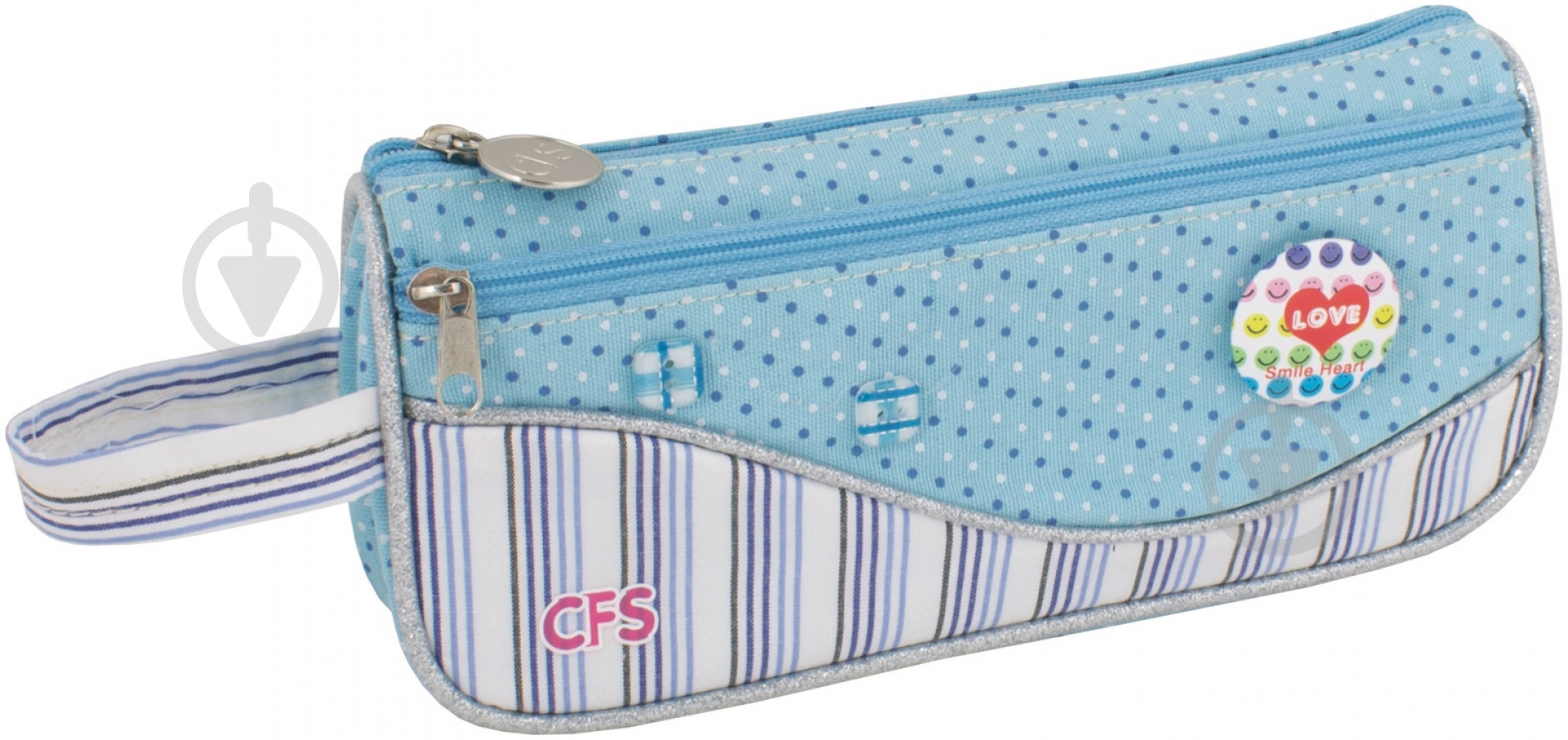Пенал Peas CF85338 Cool For School светло-голубойсерый - фото 1 Пенал Peas CF85338 Cool For School светло-голубойсерый - фото 1