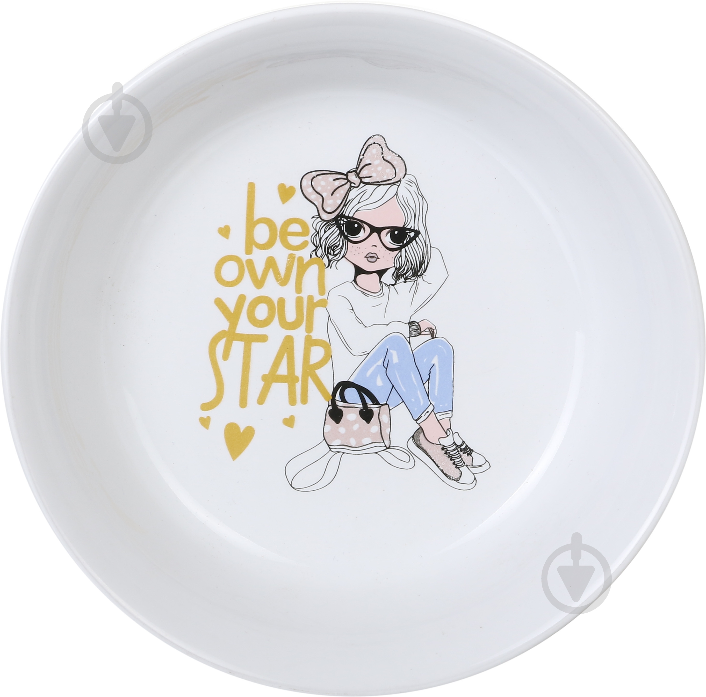 Салатник Farn Дівчина з бантом 350 мл - фото 1