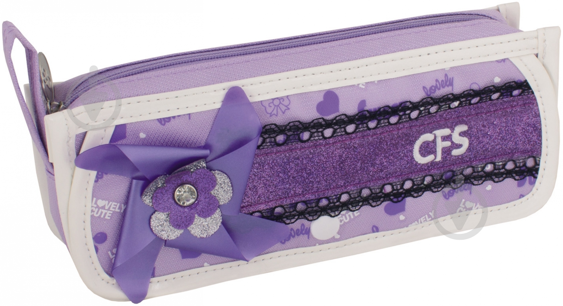 Пенал Ribbon CF85342 Cool For School фіолетовий - фото 1 Пенал Ribbon CF85342 Cool For School фіолетовий - фото 1